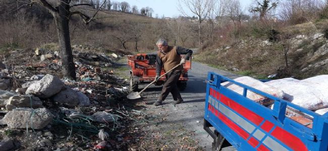 MUHTARDAN ÇÖP DÖKENLERE SIKI TAKİP